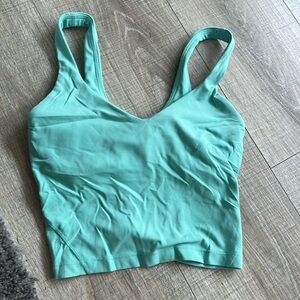 size 2 lululemon align tank turquoise blue